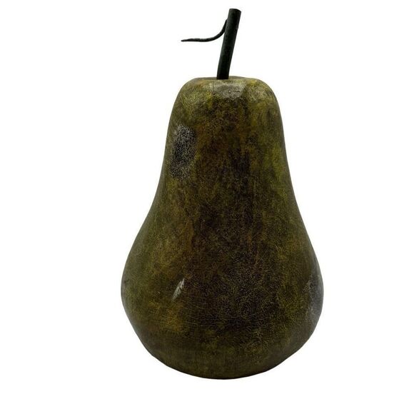 Ceramic Pear Figurine Sculpture Decor - Picture 1 of 4
